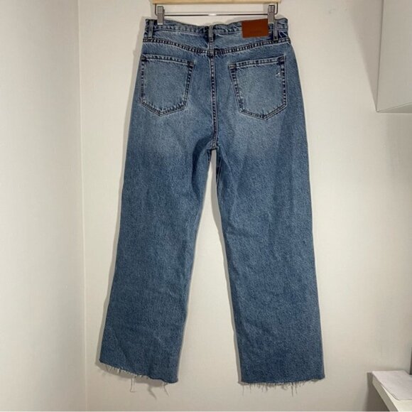 Hidden Los Angeles Distressed Undone Hem Dad Jean size 30 - Picture 6 of 6